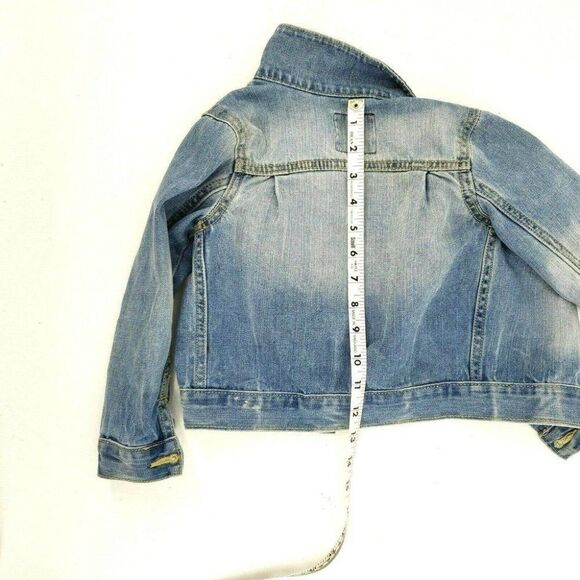 Osh Kosh B' Gosh Girls Blue Jean Jacket Light Wash - Picture 7 of 7